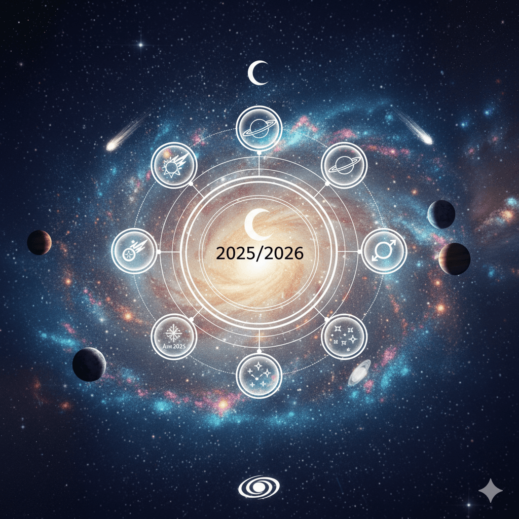 7 Eventos Astrológicos 2025 y 2026 que Transformarán el Amor