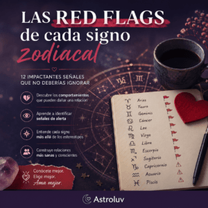 las red flags de cada signo zodiacal