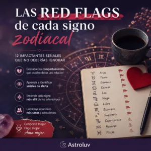 las red flags de cada signo zodiacal